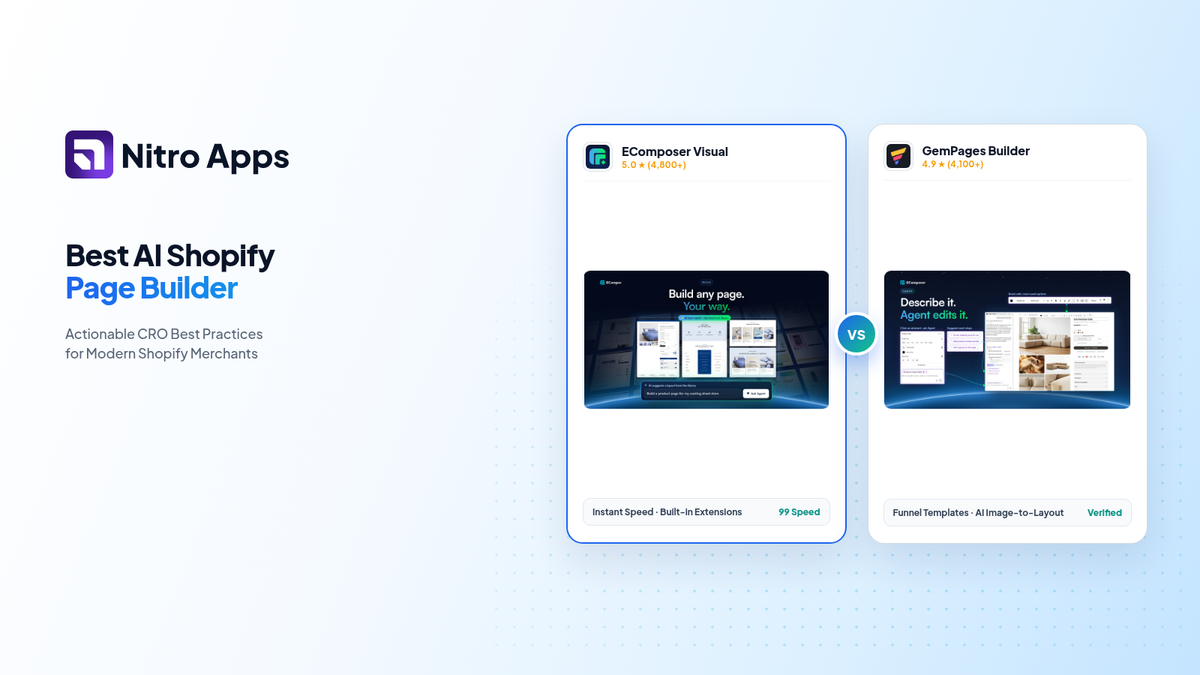 Best AI Shopify Page Builder 2027: Criteria, Pricing & Honest Pick