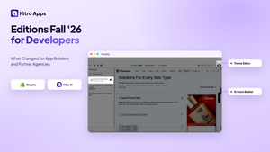 Shopify Editions Fall ’26 for App Developers and Partner Agencies