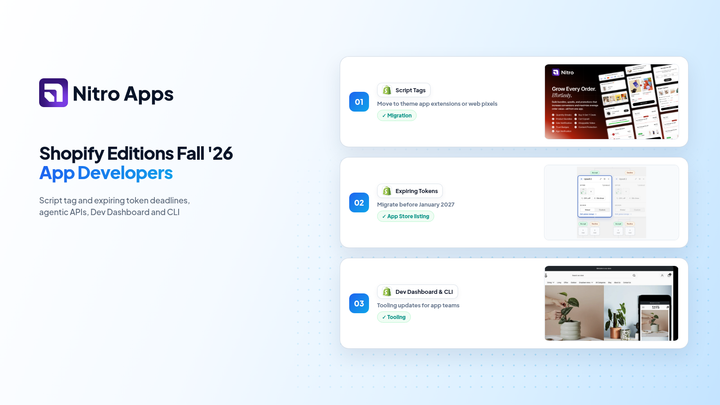 Shopify Editions Fall ’26 for App Developers and Partner Agencies