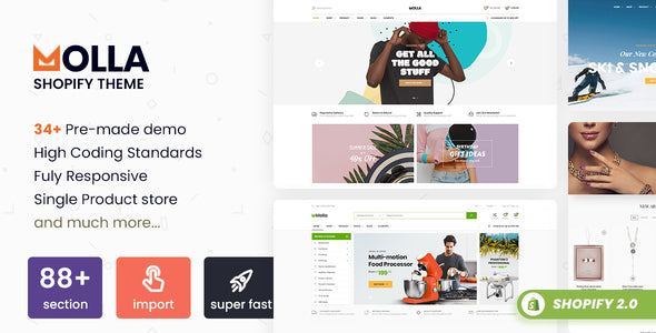 Molla - Multipurpose Responsive Shopify Theme