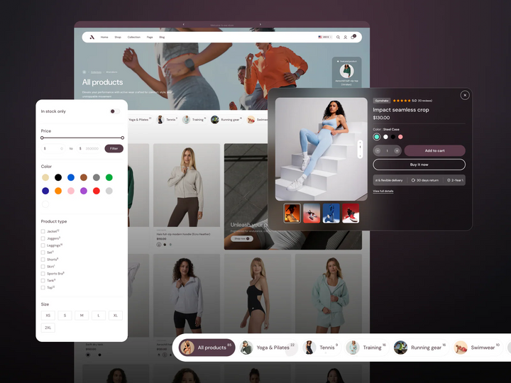 Athora Shopify theme preview
