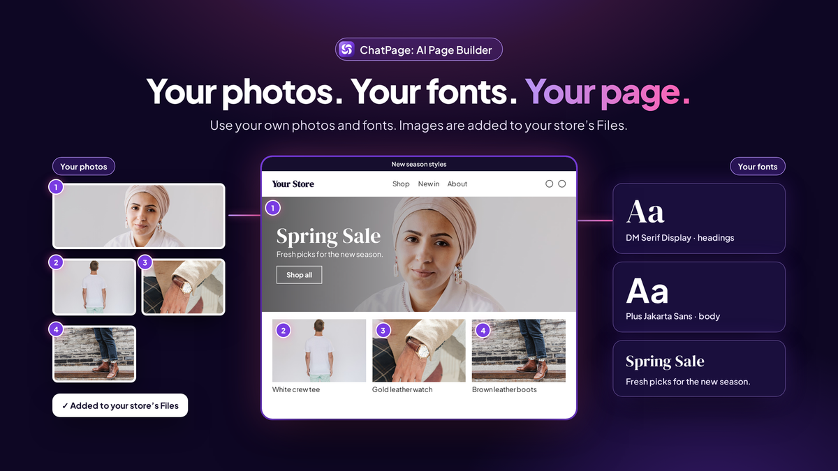 ChatPage: AI Page Builder Shopify app screenshot 4