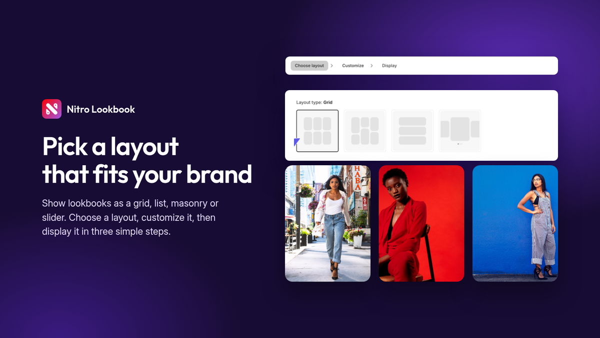 Nitro Lookbook & Image Gallery Shopify app screenshot 3