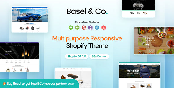 Basel & Co Shopify theme by The4 preview