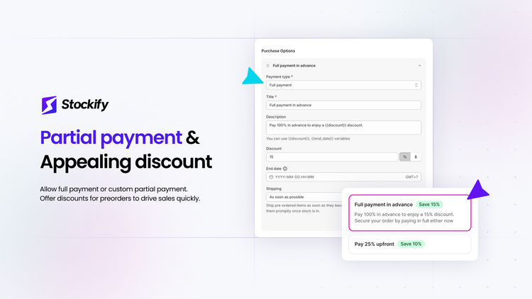 Stockify: Pre-Order & Back in Stock Shopify app screenshot 1